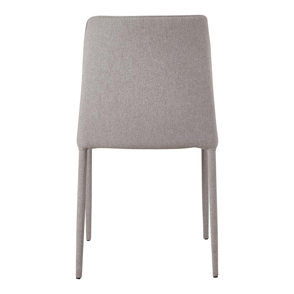 Nora Fabric Dining Chair Light Grey-Set Of Two. Picture 7