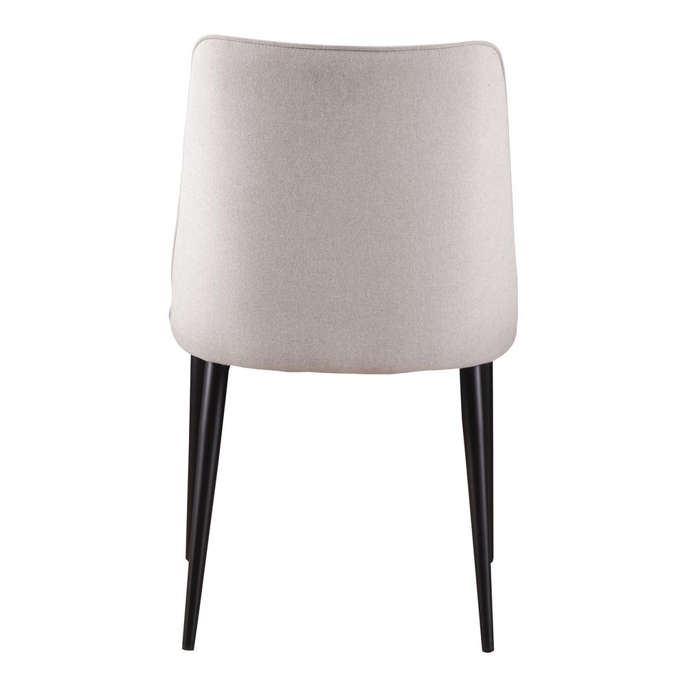 Lula Dining Chair Oatmeal-Set Of Two. Picture 7