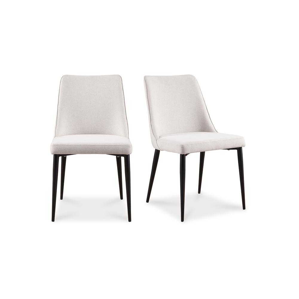 Lula Dining Chair Oatmeal-Set Of Two. Picture 2