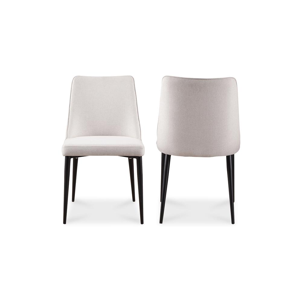 Lula Dining Chair Oatmeal-Set Of Two. Picture 3
