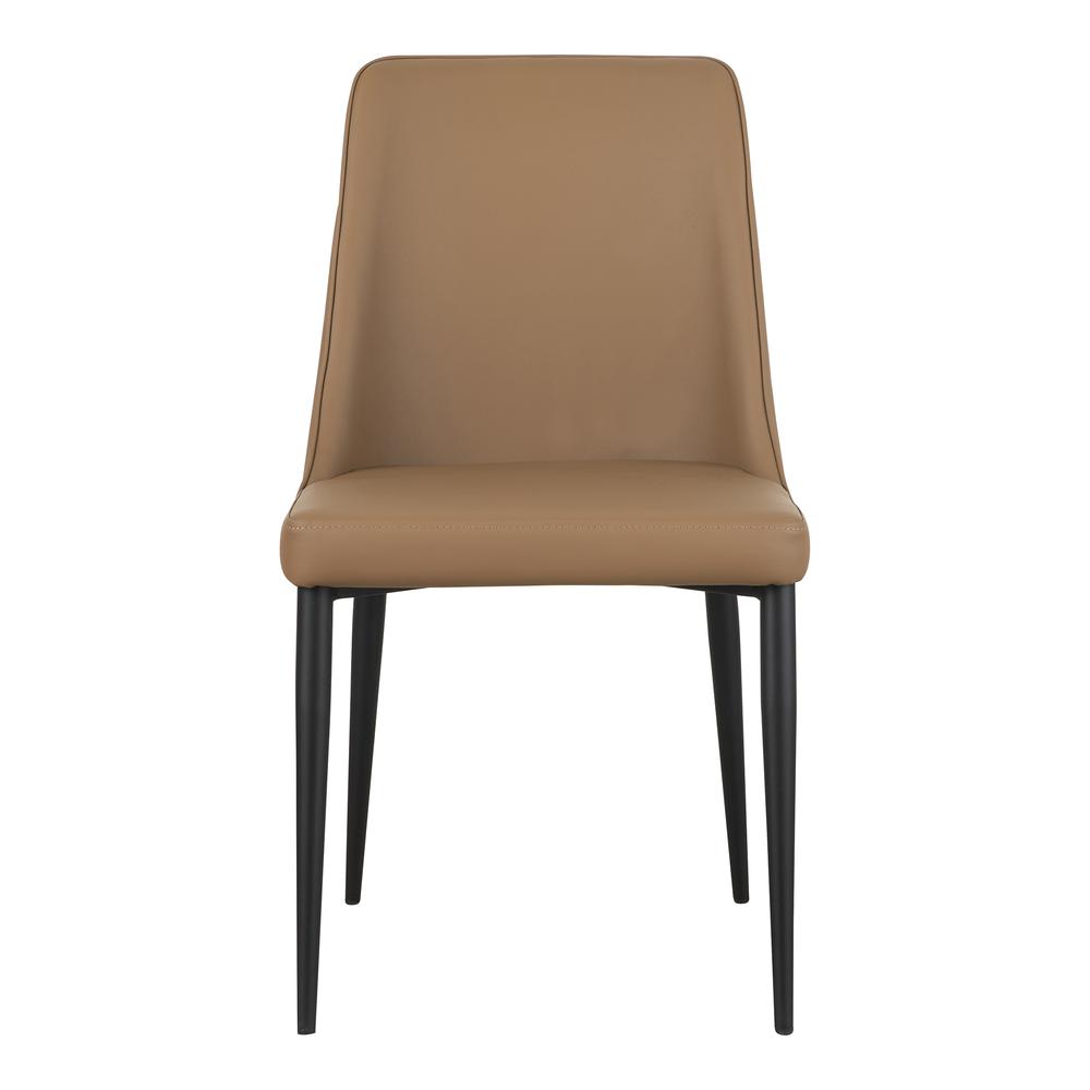 Lula Dining Chair Cool Tan Vegan Leather-M2. Picture 1