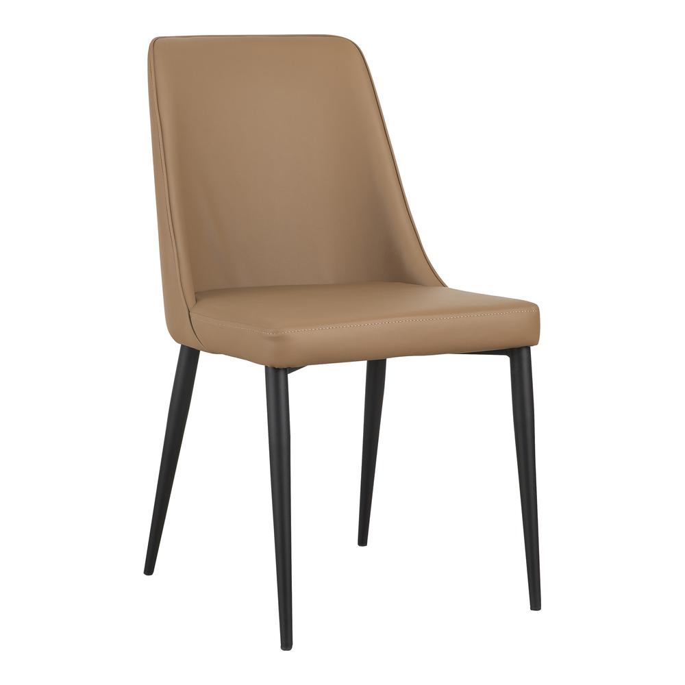 Lula Dining Chair Cool Tan Vegan Leather-M2. Picture 2