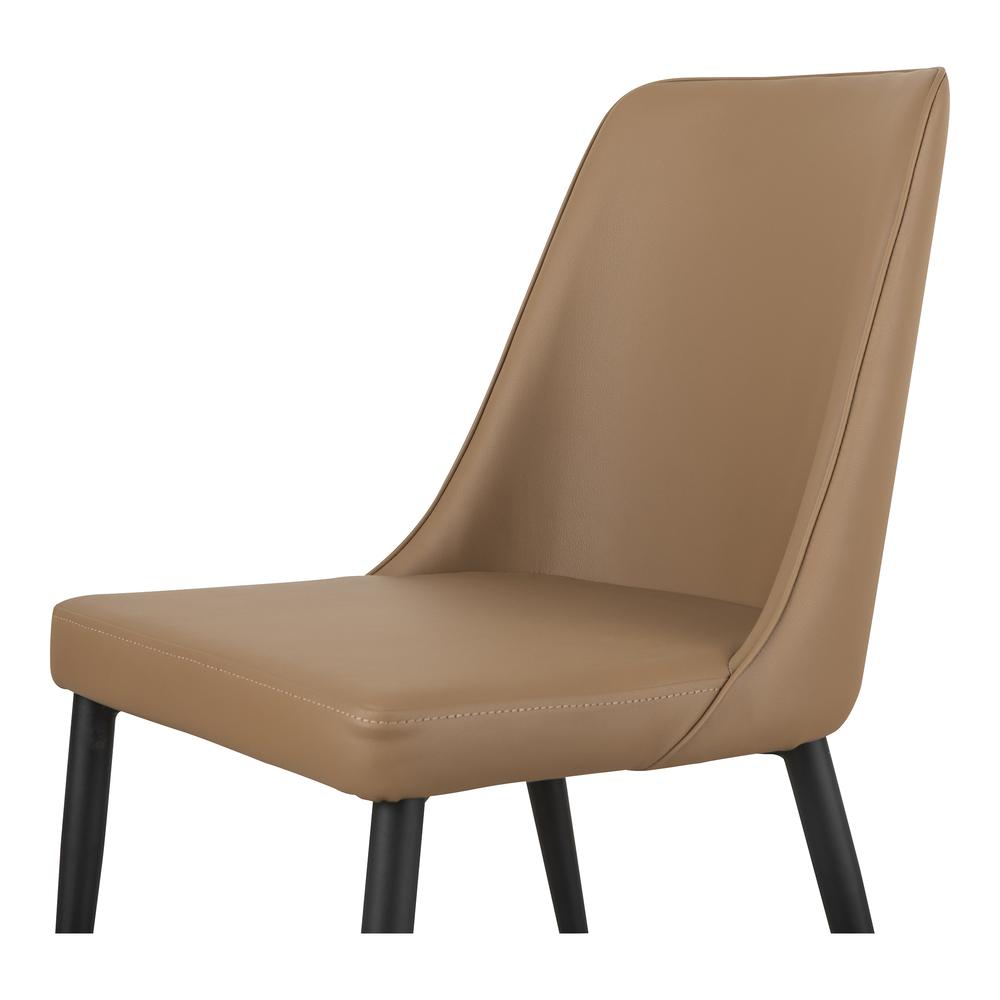 Lula Dining Chair Cool Tan Vegan Leather-M2. Picture 5
