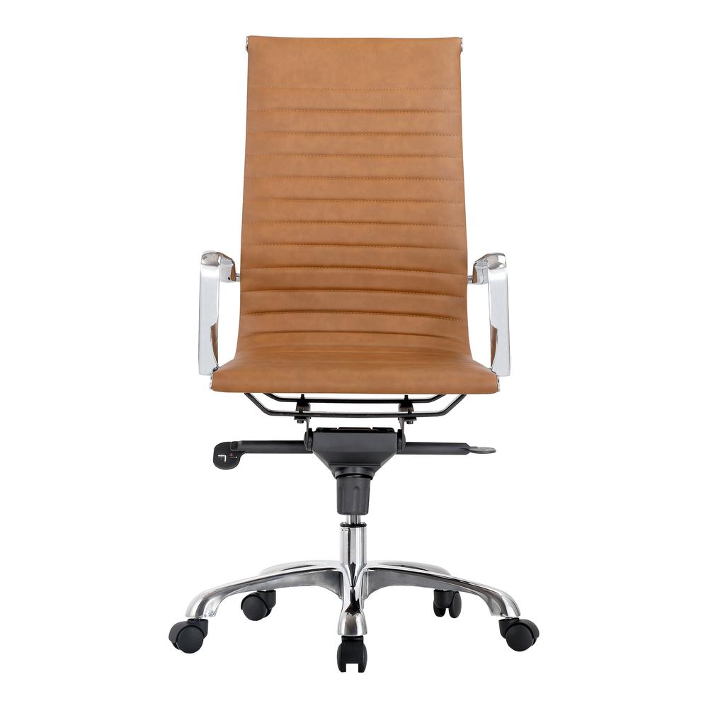 Omega Swivel Office Chair High Back Tan. The main picture.