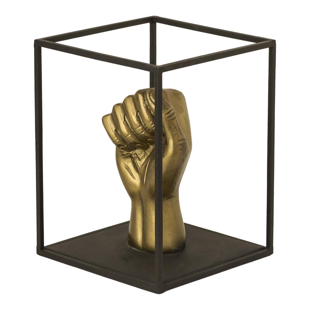 Bronze Fist Sculpture. Picture 2