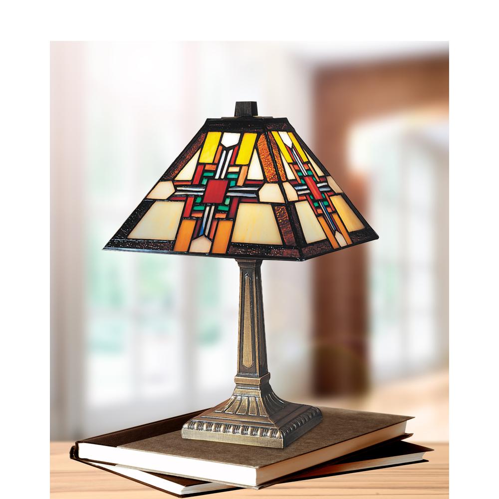 Morning Star Tiffany Table Lamp. Picture 2