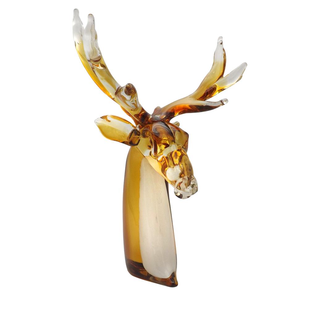 Reindeer Handcrafted Art Glass Figurine. The main picture.