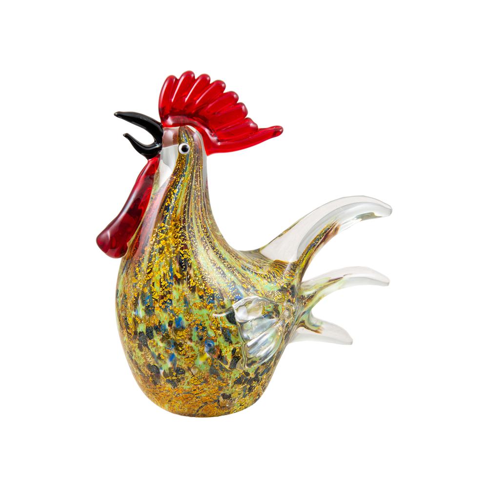 Norco Rooster Handcrafted Art Glass Figurine. The main picture.
