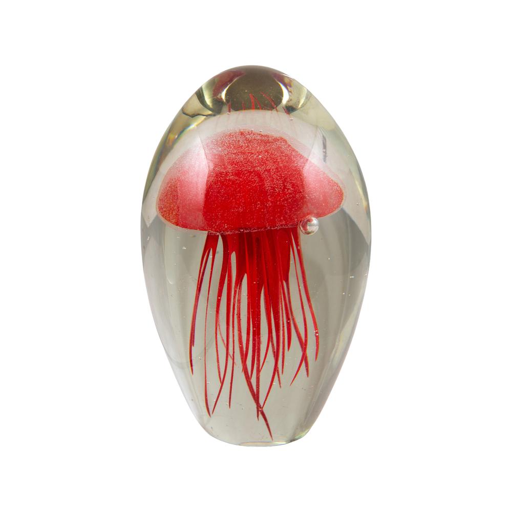 Ariza Jellyfish Handcrafted Art Glass Figurine. Picture 1
