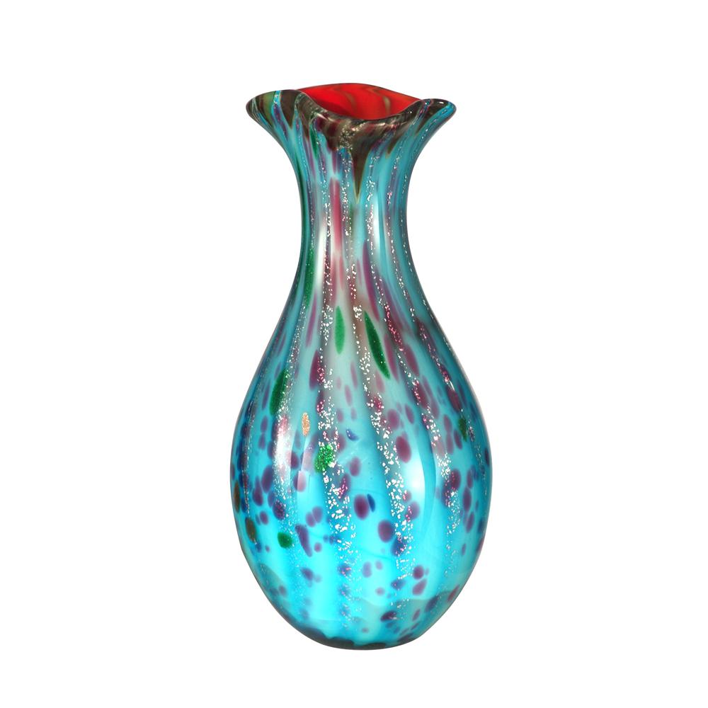 Lagood Hand Blown Art Glass Vase. Picture 1