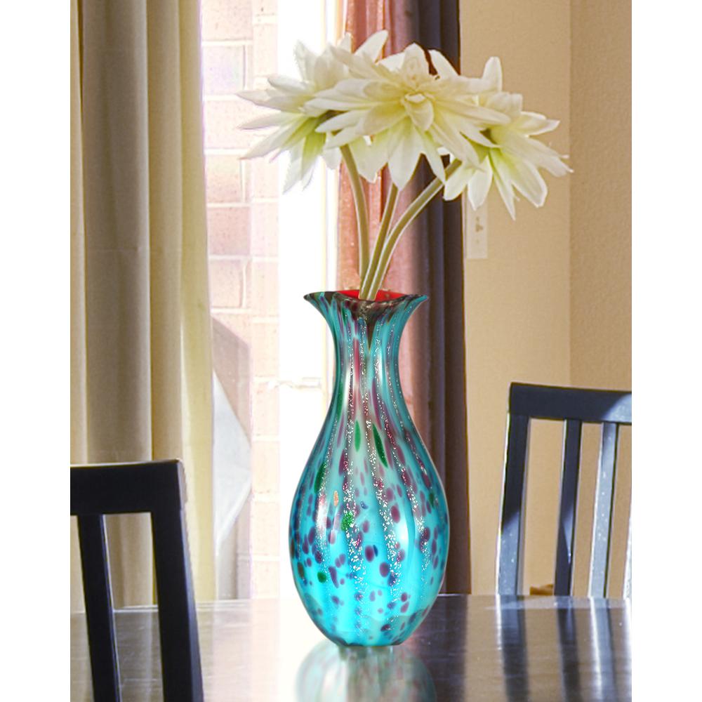 Lagood Hand Blown Art Glass Vase. Picture 2