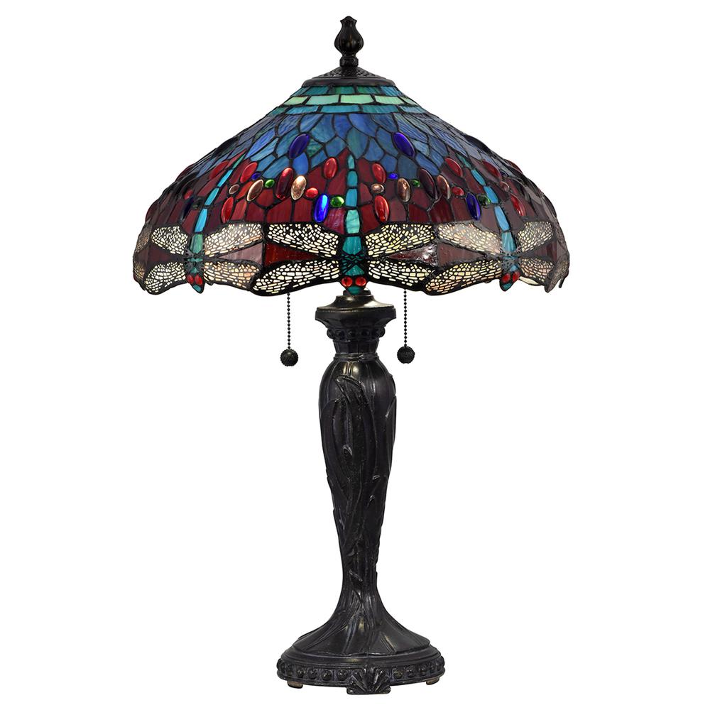 Gilder Dragonfly Tiffany Table Lamp. The main picture.