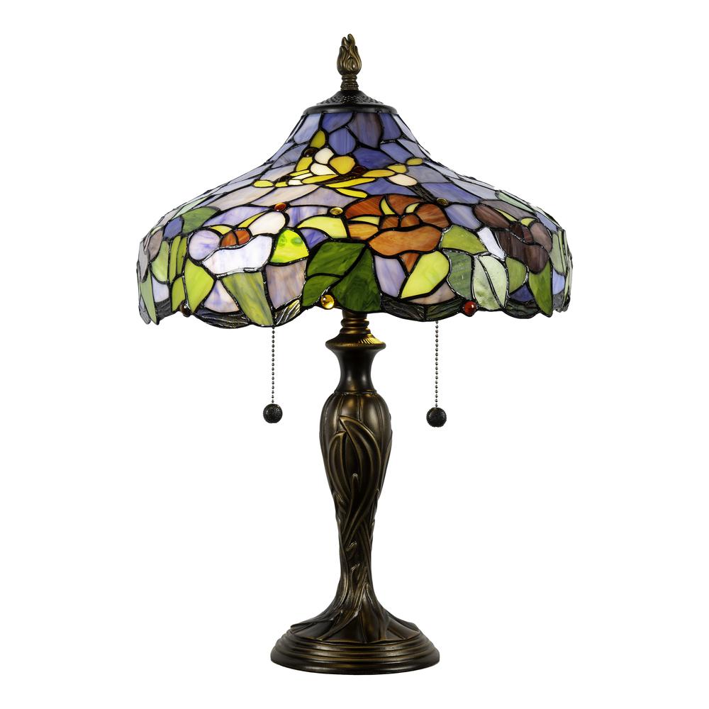 Toscany Garden Tiffany Table Lamp. The main picture.