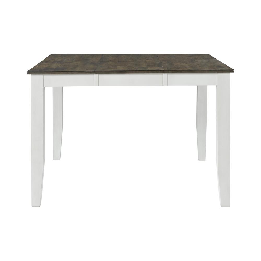 Table, 54 x 36-54 Gathering in Gray & White. Picture 1