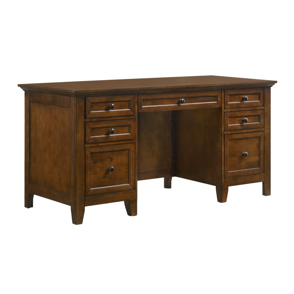 62" Executive Desk in Tuscan. Picture 1