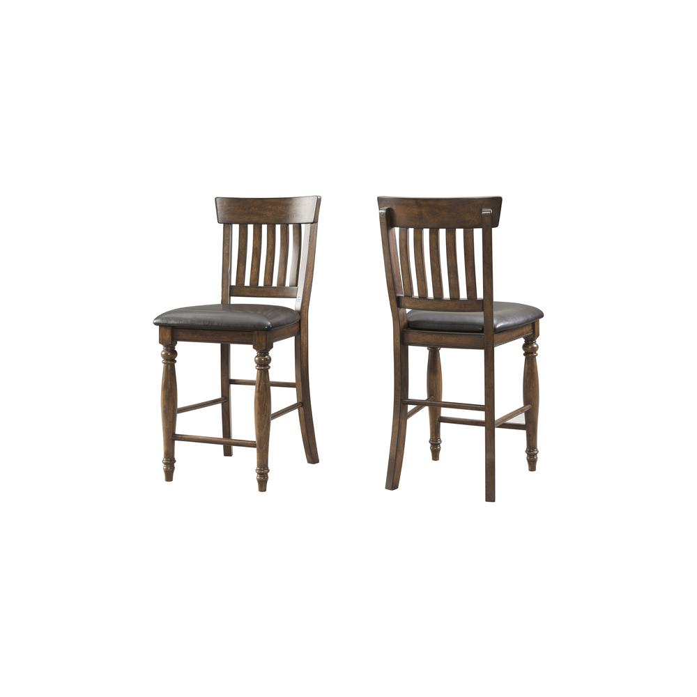 Kingston Curved Slat Back 24" Barstool (Set of 2). The main picture.