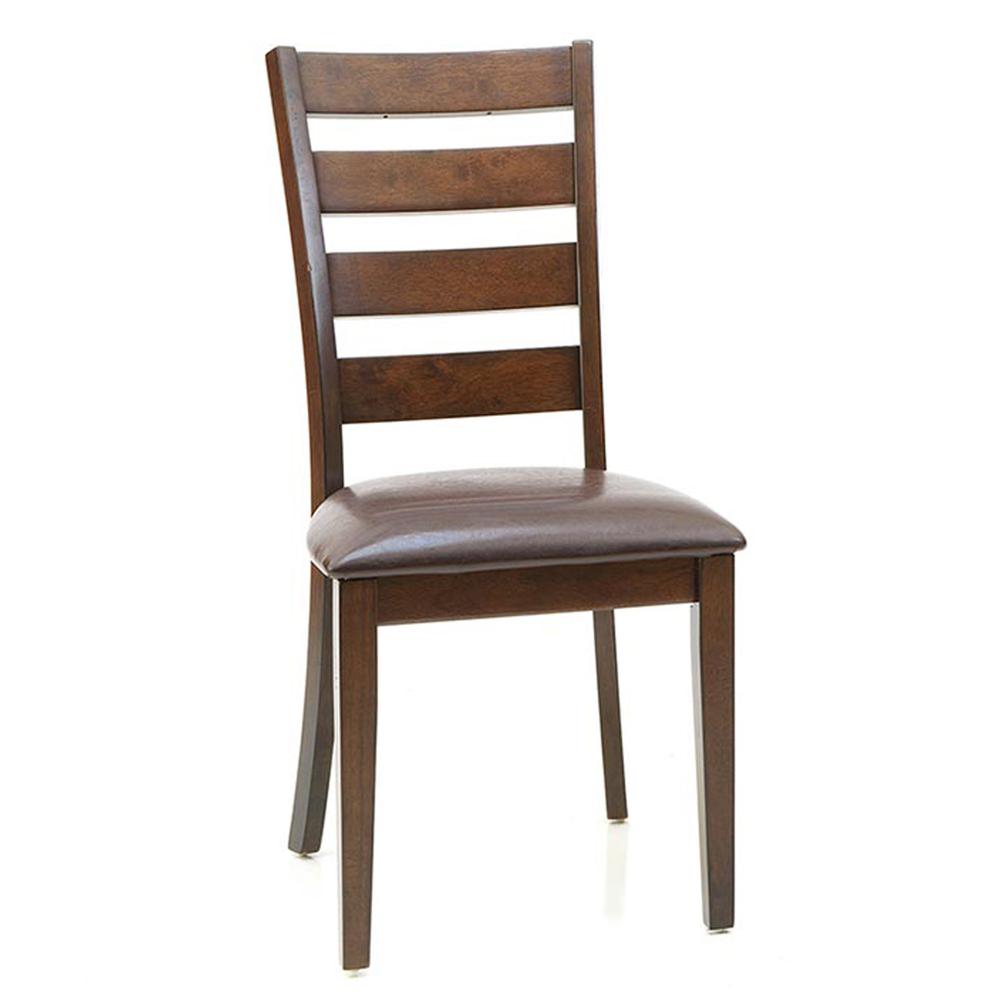 Kona Ladder Back Side chair w/PU Seat (Set of 2). Picture 1