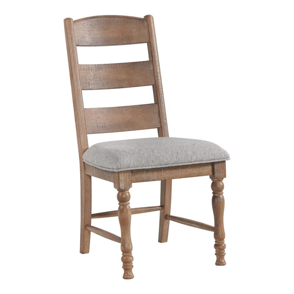 Highland Ladder Back Side Chair w/Cushion Seat (Set of 2). Picture 1