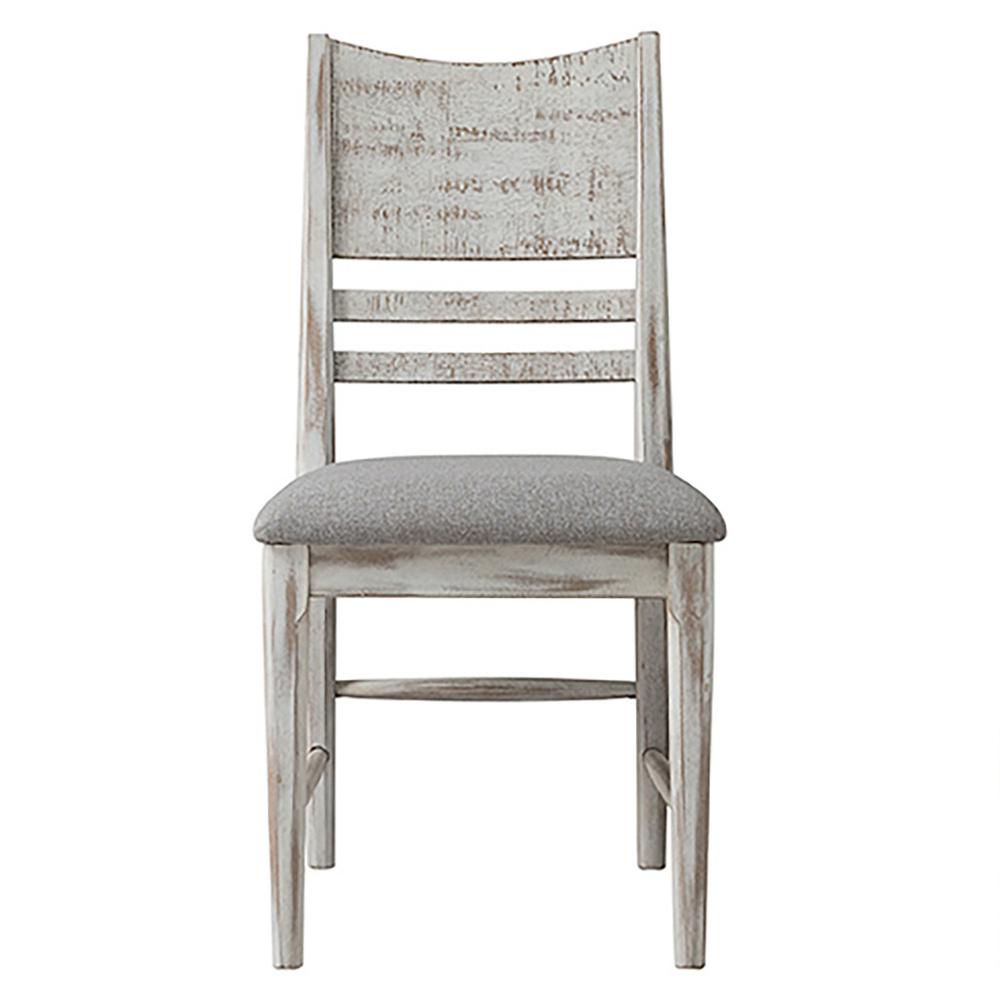 Modern Rustic Panel Back Side Chair - Set of 1. Picture 1