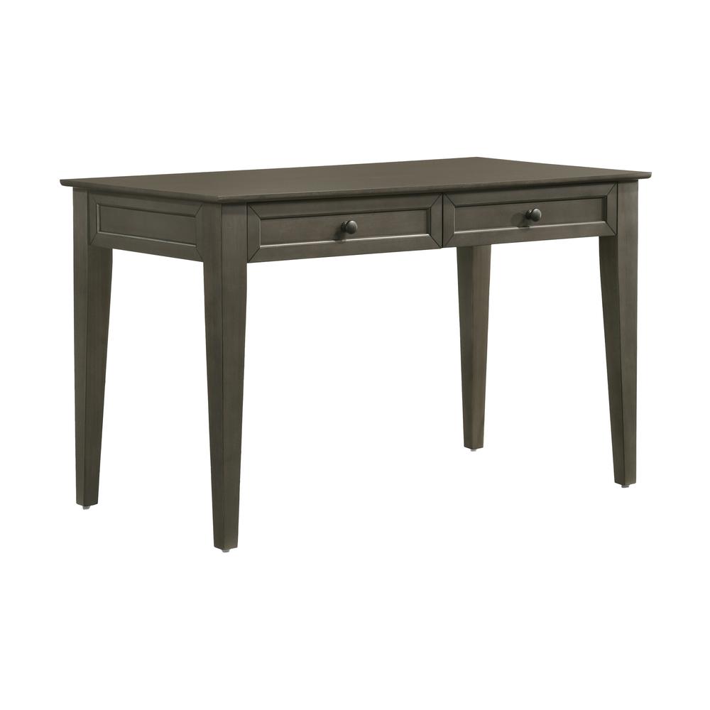 50" Writing Desk in Gray. Picture 1