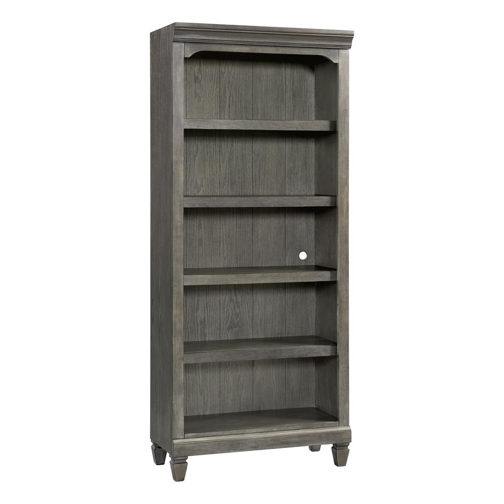 76" Bunching Bookcase in Brushed Pewter. Picture 1