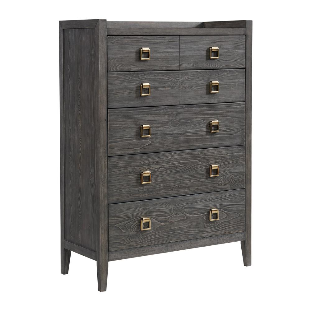 Chest, 5 Drawer Chest in Brushed Brindle. Picture 1