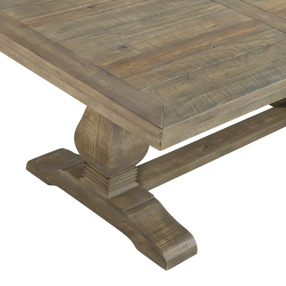 Martin Svensson Home Napa Pedestal Coffee Table, Reclaimed Natural. Picture 1