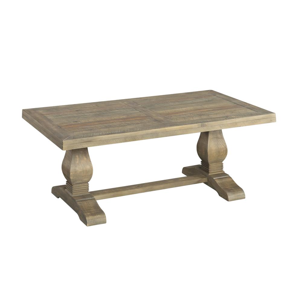 Martin Svensson Home Napa Pedestal Coffee Table, Reclaimed Natural. Picture 3