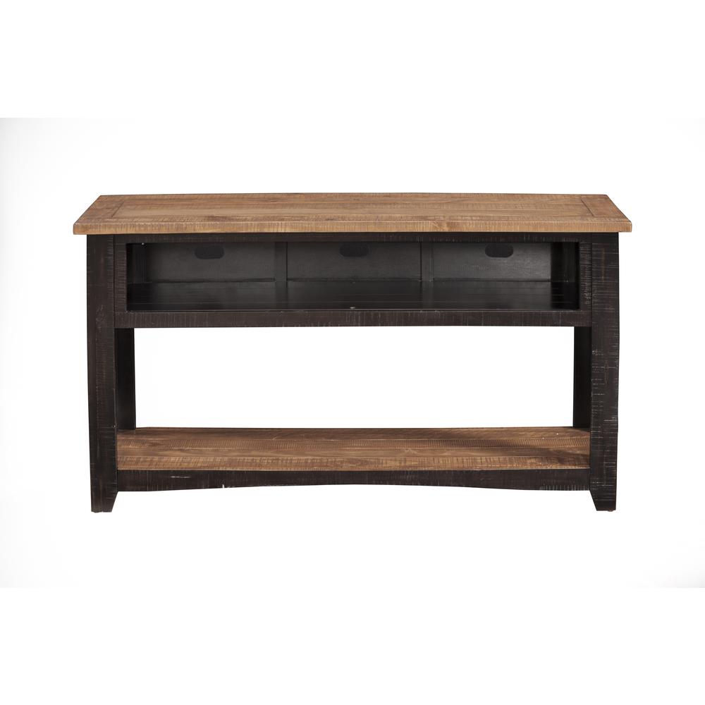 Martin Svensson Home Rustic Collection Sofa - Console Table, Antique Black and Honey Tobacco. Picture 6