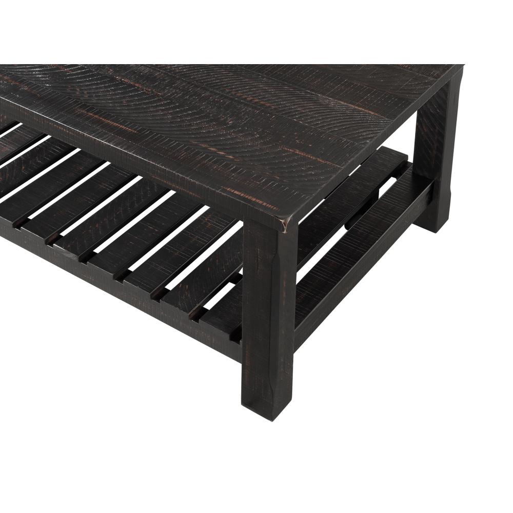 Martin Svensson Barn Door Collection Coffee Table, Antique Black. Picture 2
