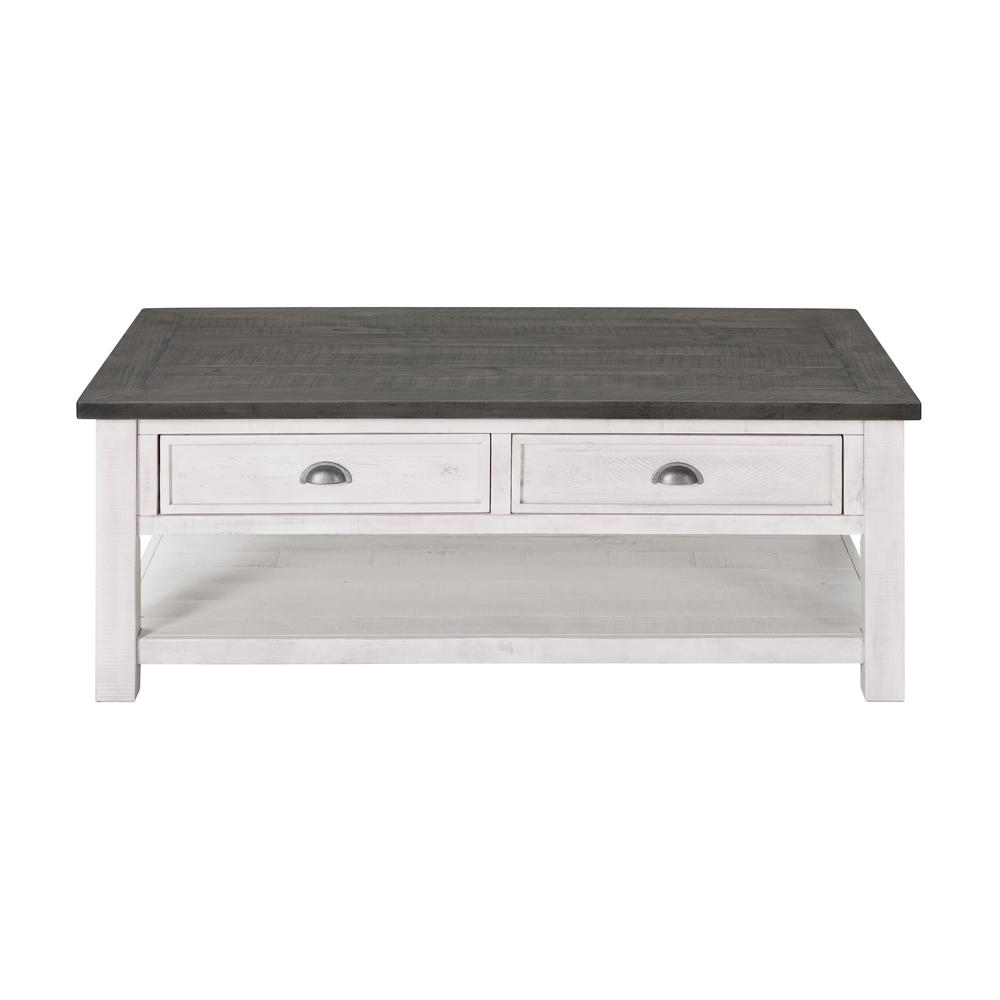 Monterey Coffee Table, White and Grey. Picture 3