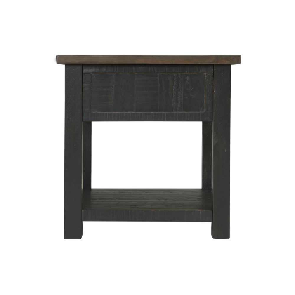 Martin Svensson Home Monterey End Table, Black and Brown. Picture 4