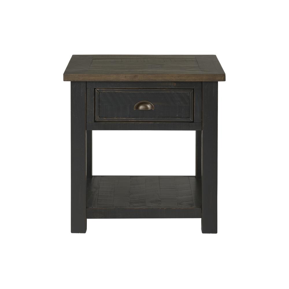 Martin Svensson Home Monterey End Table, Black and Brown. Picture 5