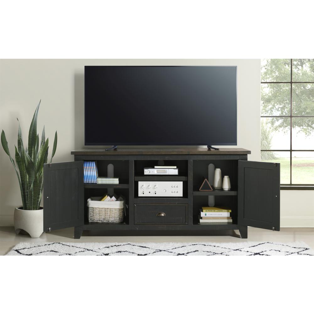 Martin Svensson Home Monterey 60" TV Stand, Black and Brown. Picture 6