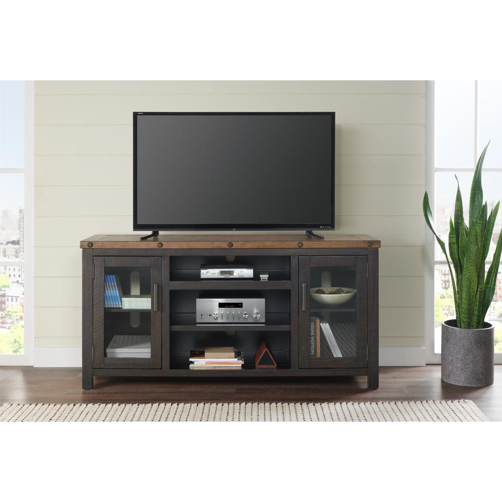Martin Svensson Home Bolton TV Stand, Black Stain and Natural. Picture 9