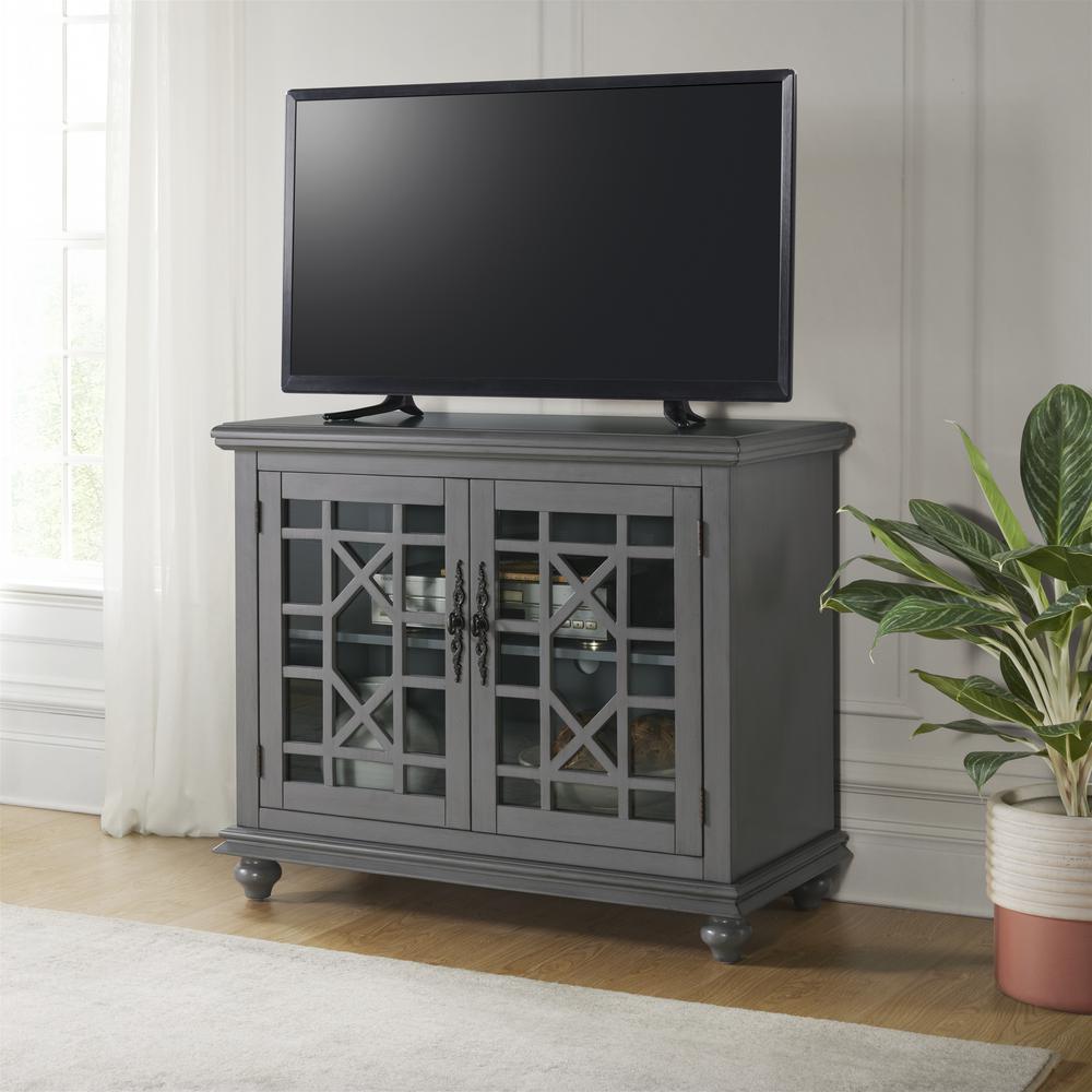 Martin Svensson Home Elegant Small Spaces TV Stand, Grey. Picture 1