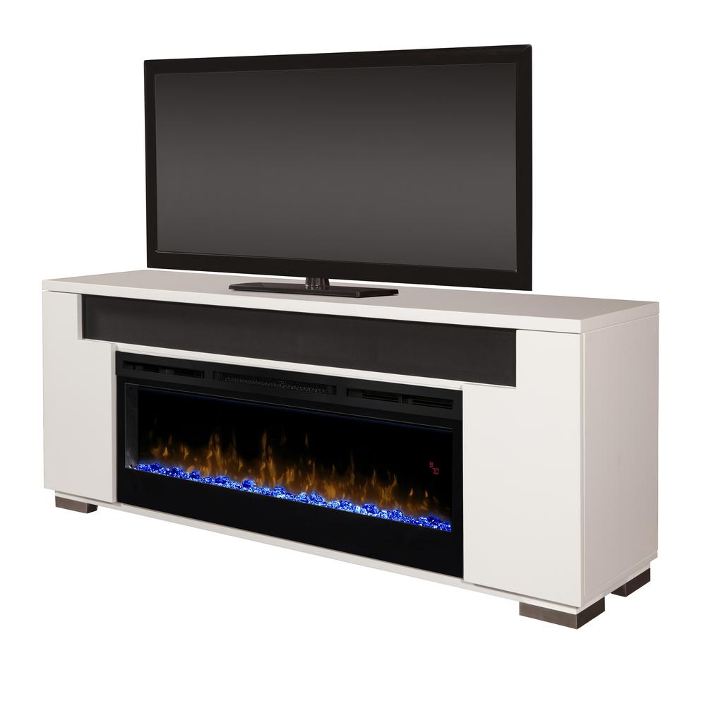 Dimplex Haley Media Console Electric Fireplace With Acrylic Ember Bed