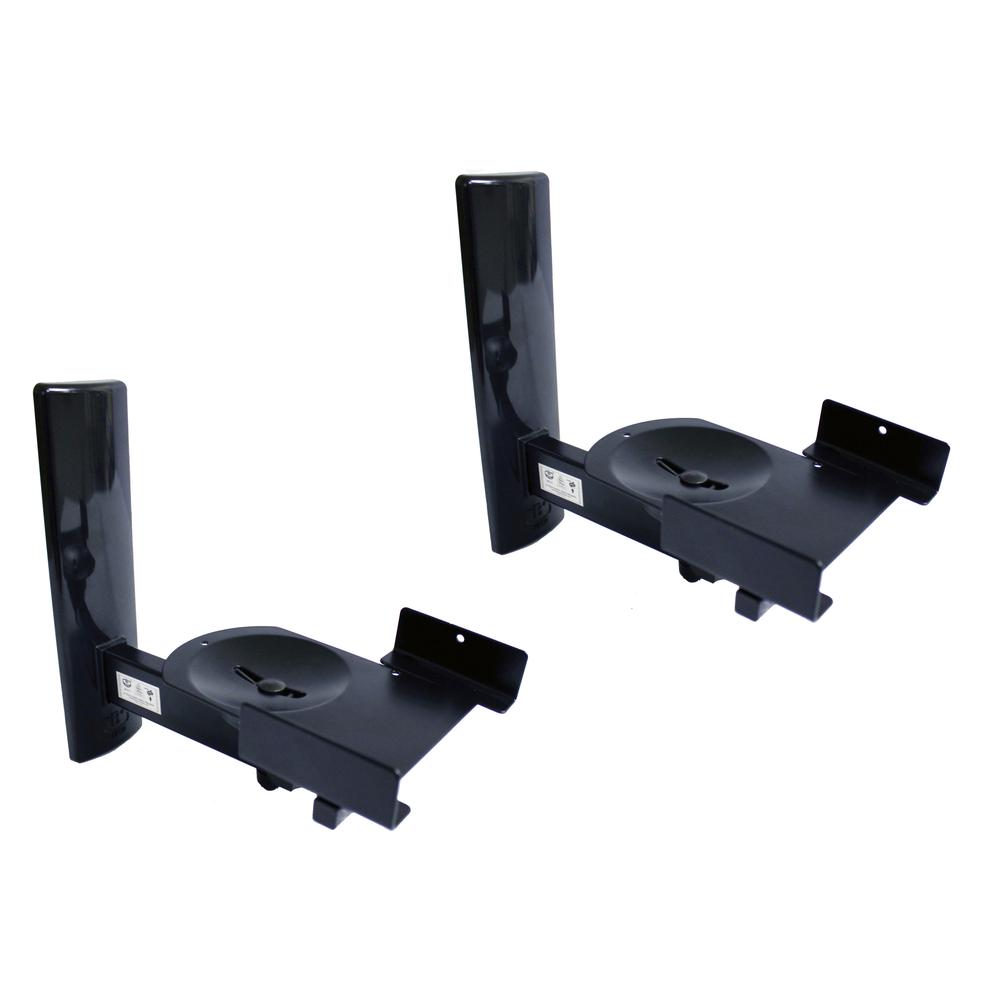 B-Tech Ultra grip Pro Speaker Mount Set of 2 -  Black. Picture 2