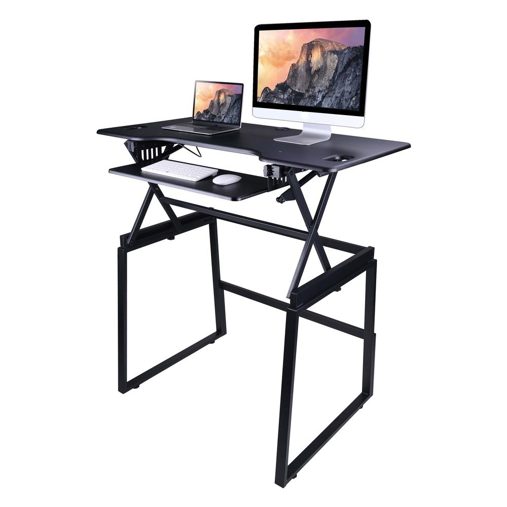 Rocelco 46" Large Height Adjustable Standing Desk. Picture 2