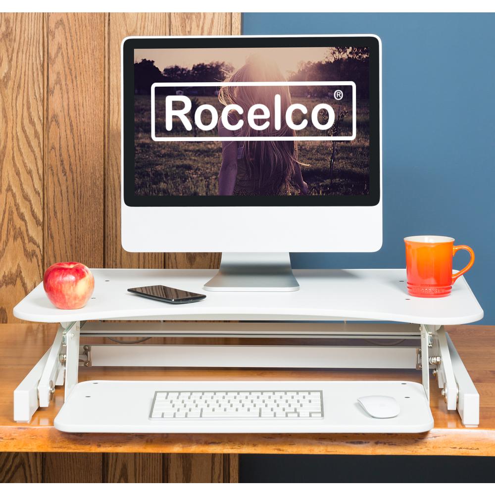Rocelco 32" Height Adjustable Standing Desk. Picture 6