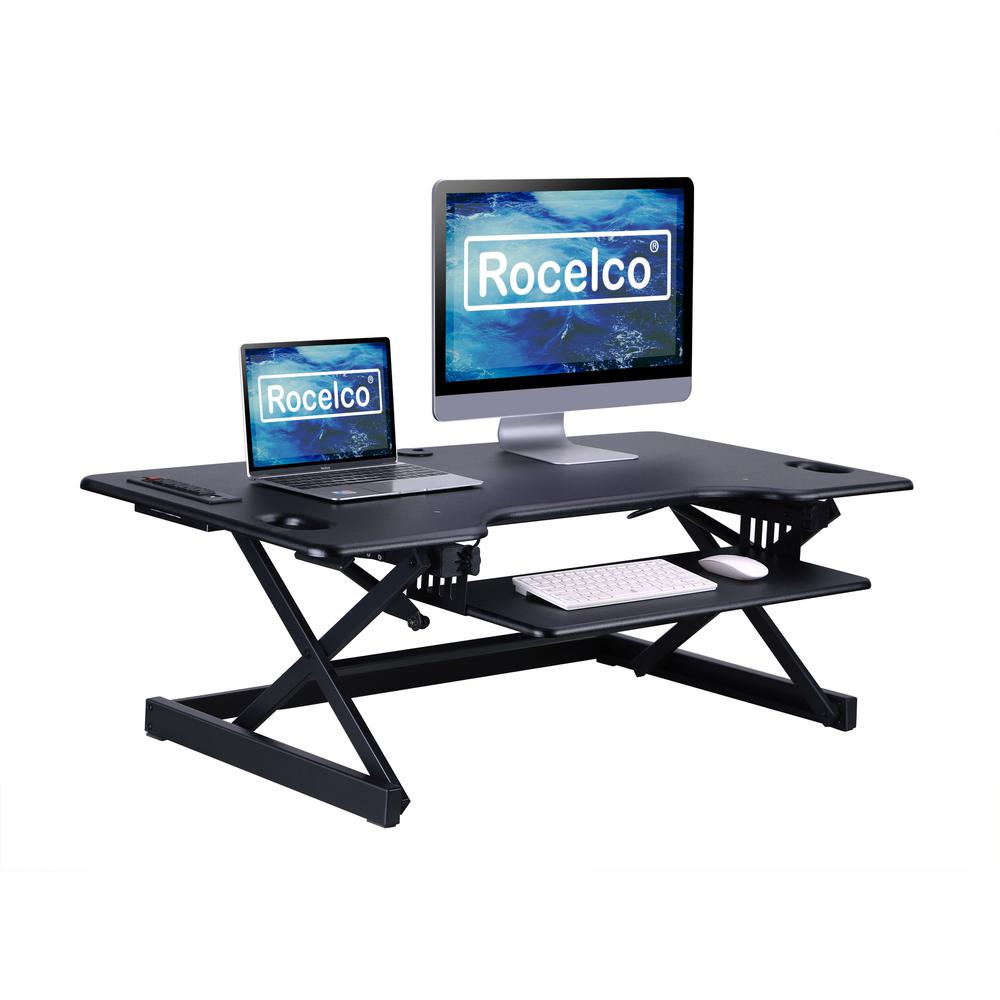 Rocelco 46" Height Adjustable Standing Desk. Picture 1