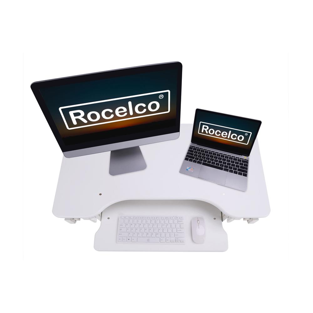 Rocelco 32" Height Adjustable Standing Desk. Picture 5