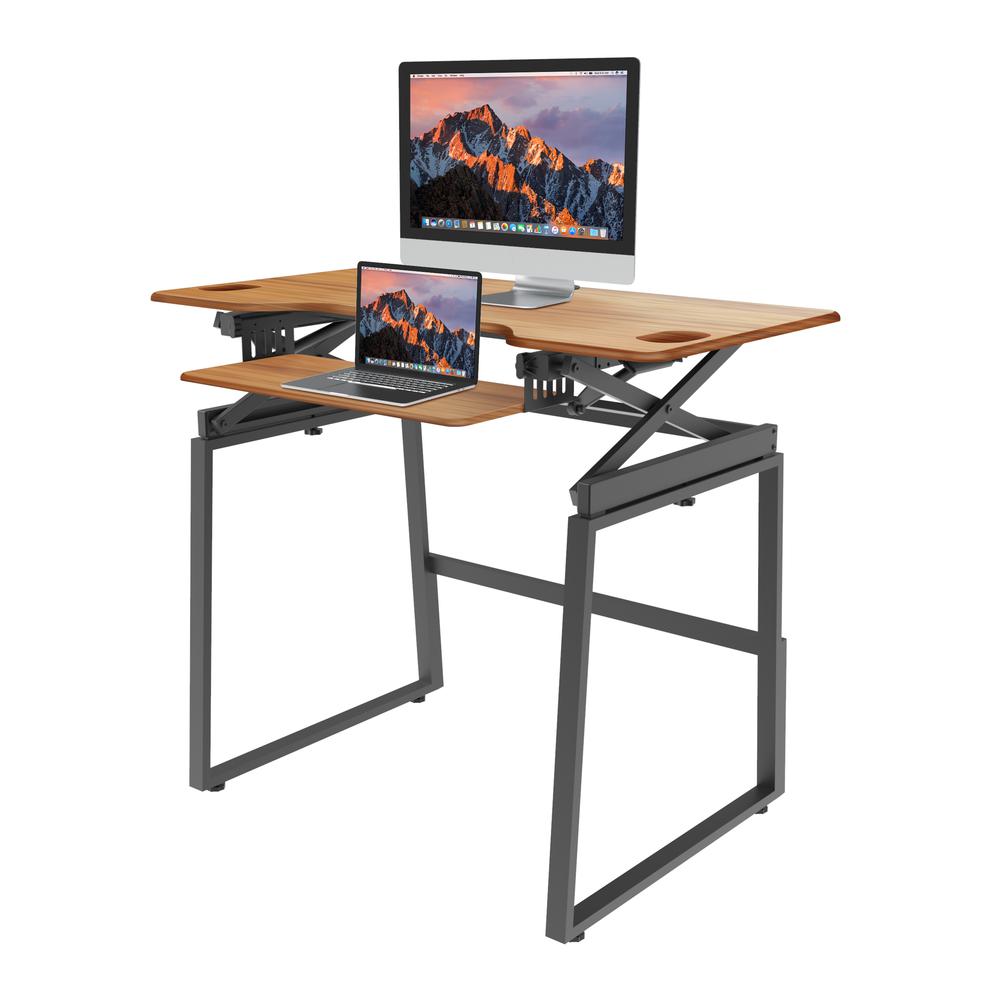 Rocelco 46" Large Height Adjustable Standing Desk. Picture 3