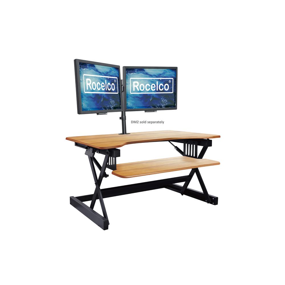 Rocelco 32" Height Adjustable Standing Desk. Picture 1