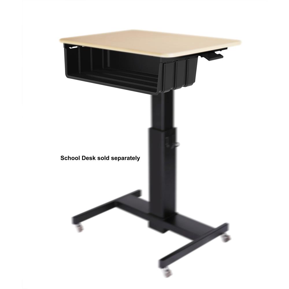 Rocelco Book Box for 28" Height Adjustable Mobile School Standing Desk (R MSD-BB). Picture 4
