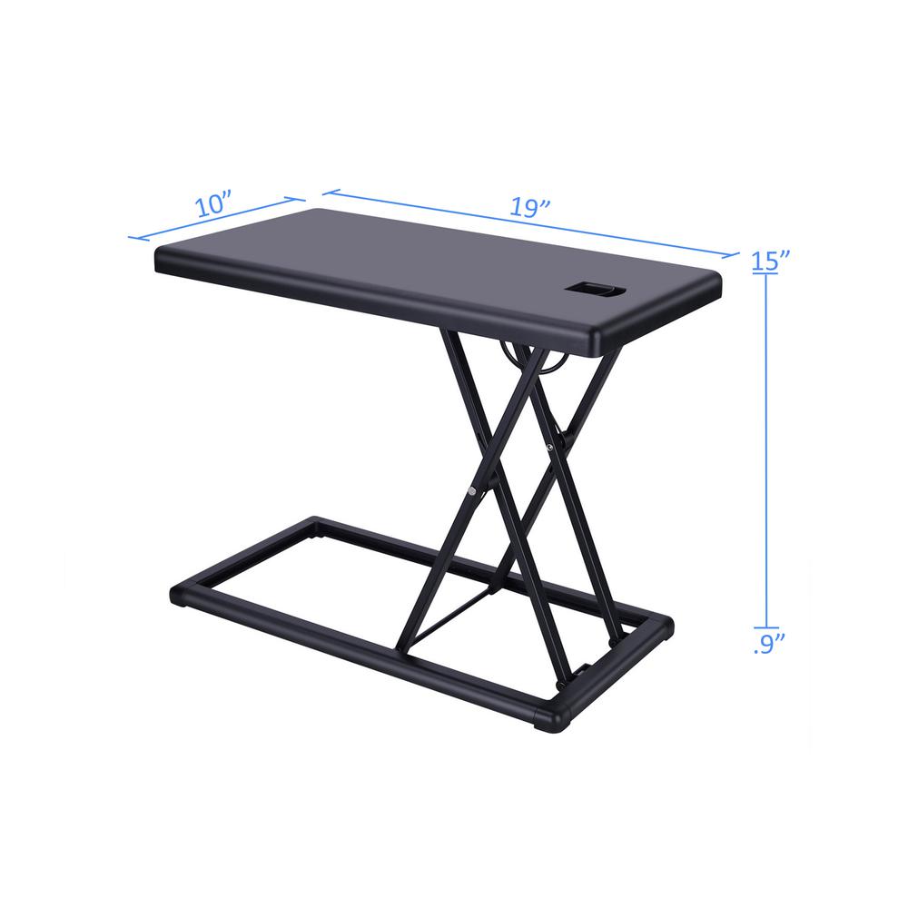 Rocelco 19" Portable Standing Desk Riser. Picture 4