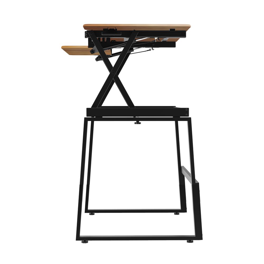 Rocelco 40" Mobile Large Height Adjustable Standing Desk. Picture 7