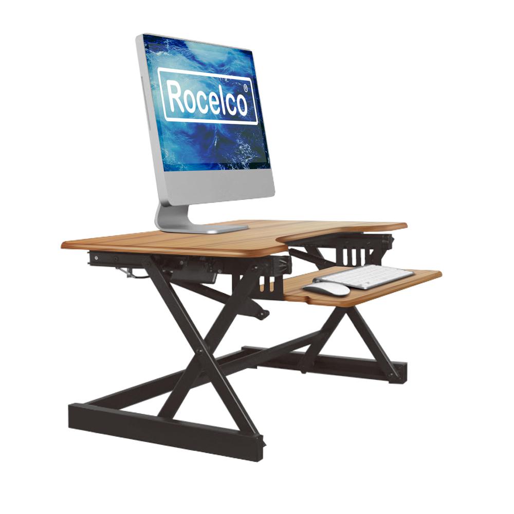 Rocelco 32" Height Adjustable Standing Desk. Picture 6