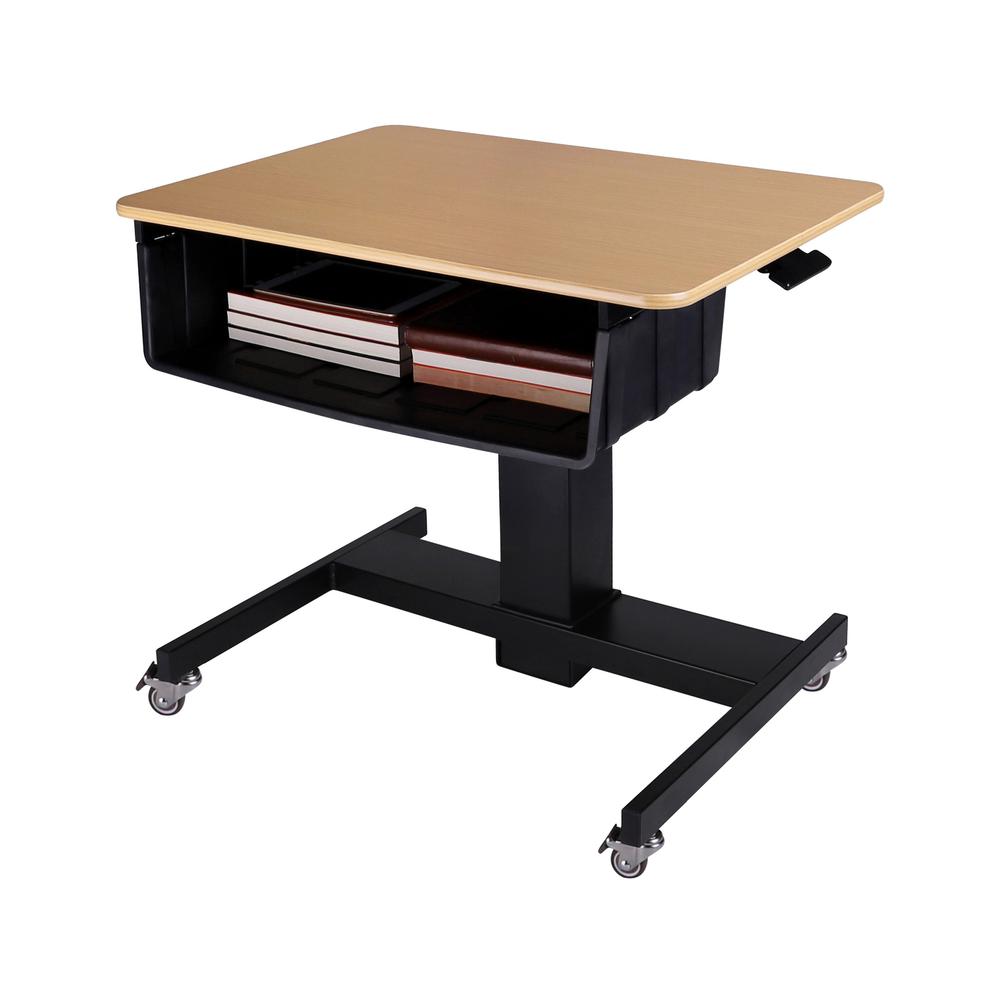 Rocelco 28" Height Adjustable Mobile School Standing Desk. Picture 3