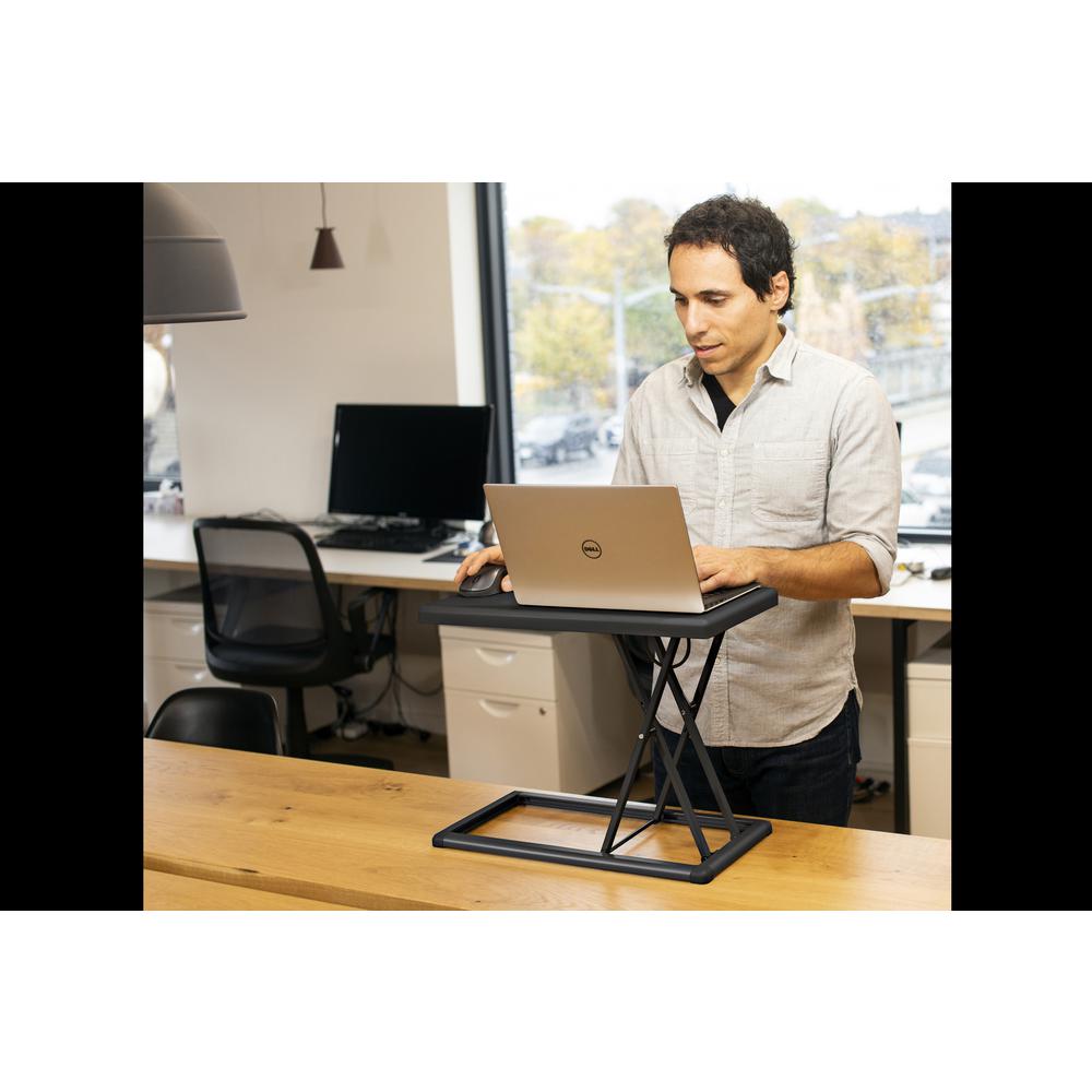 Rocelco 19" Portable Standing Desk Riser. Picture 2